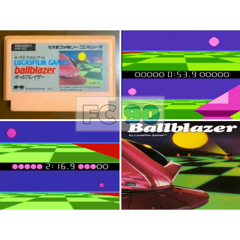 ตลับเกม Ballblazer by Lucasfilm Games [FC] ตลับแท้ มือสอง Famicom สำหรับนักสะสมเกมเก่ายุค90