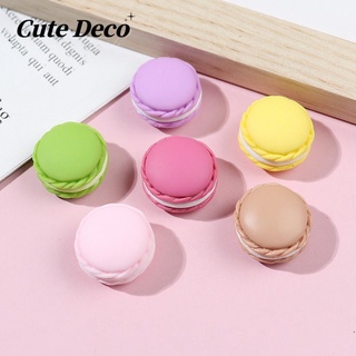 【Cute Deco】ลูกไม้น่ารัก สีมาการอง (5 สี) ลูกไม้ทรัมเป็ตสีม่วง / ลูกไม้ทรัมเป็ต สีเขียว จี้กระดุม Crocs / Jibbitz Croc รองเท้า DIY น่ารัก / วัสดุเรซิน เสน่ห์ สําหรับ DIY