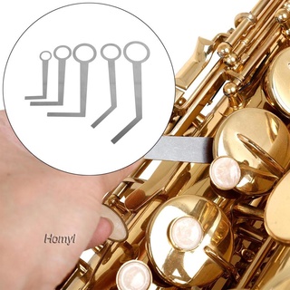 [homyl] เครื่องมือซ่อมแซมแซกโซโฟน สําหรับ Alto Soprano Tenor Saxophone Clarinet 5 ชิ้น