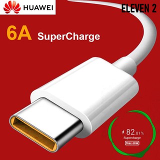 Huawei 66W Supercharger Cable 6A Type C USB Cable Super Fast Charging Data Line For Mate 40 Pro RS Nova 7 8 8SE P40 Pro