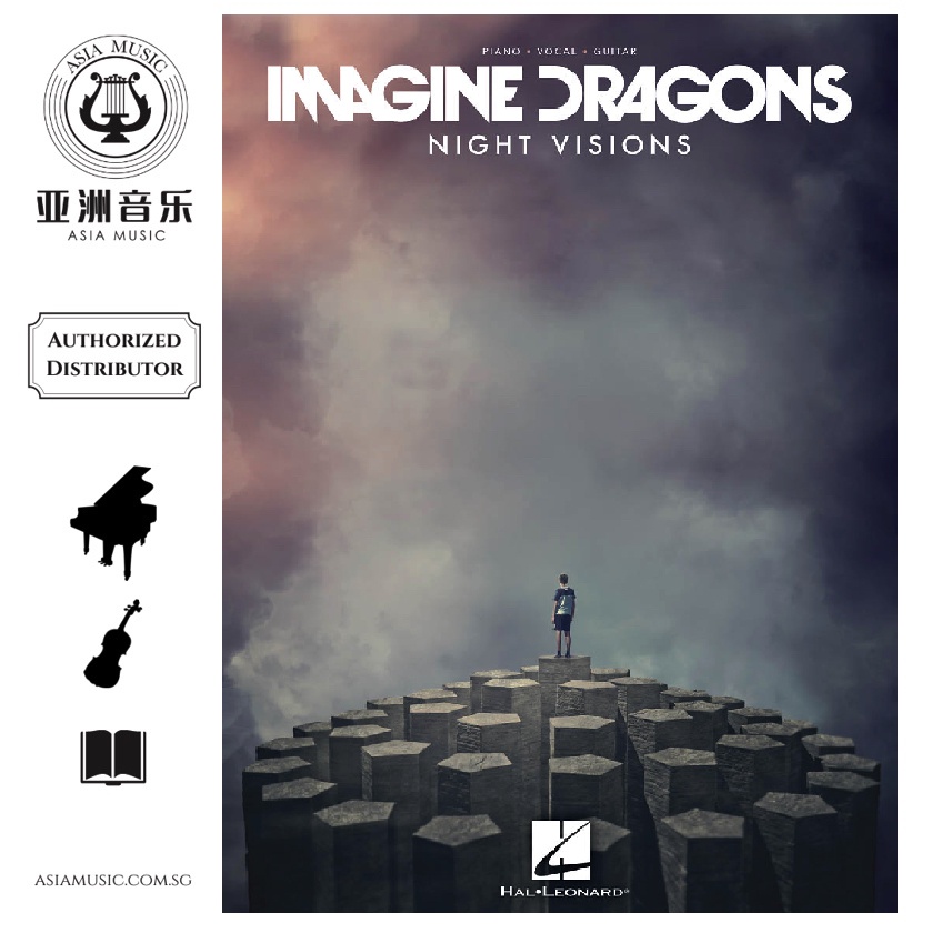 AUTHORZED DISTRIBUTOR - HAL LEONARD - IMAGINE DRAGONS - NIGHT VISIONS