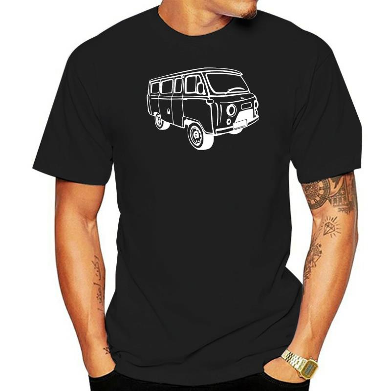T Uaz 452 Minibus Uaz 3741 รถรัสเซีย 011161 เสื้อยืดลําลอง ผ้าฝ้าย 100% แขนสั้น คอกลม พิมพ์ลาย ทรงหล