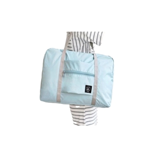 Goody Home กระเป๋าผ้าบรรจุของใช้ต่าง ๆ พับเก็บได้ และสามารถหิ้วได้หรือนำไปเสียบบนแกนกระเป๋าเดินทางเพื่อลาก ผ่อนแรงได้