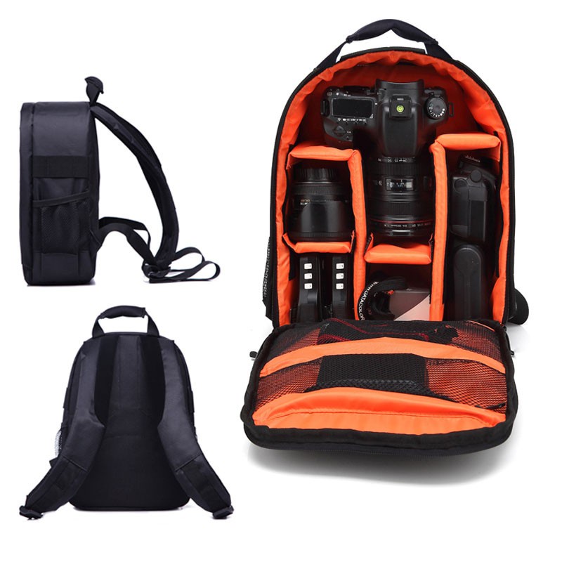 💖กระเป๋ากล้อง เป้สะพายหลัง กระเป๋าเป้ ใส่กล้องและอุปกรณ์ สำหรับเดินทาง DSLR Camera Backpack SLR Camera Bag
