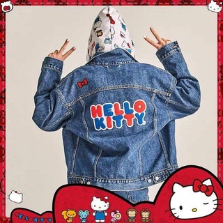 LEVIS® X HELLO KITTY DAD TRUCKER JACKET Edition Collection แจ็คเก็ตยีนส์ สินค้าลิขสิทธิ์