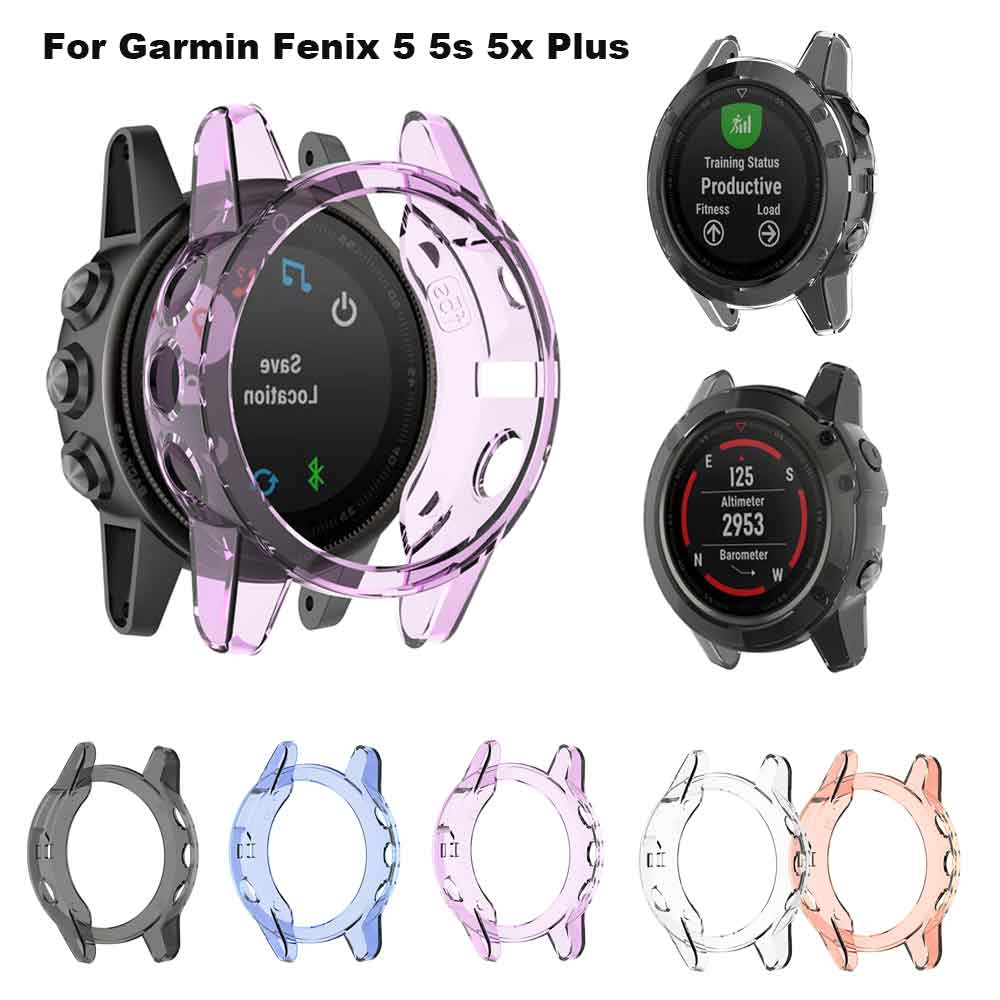 เคสซิลิโคน Tpu ป้องกันรอยสําหรับ Garmin Fenix 5 5 S 5 X Plus Watch