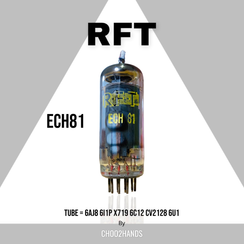 ECH81 RFT TRIODE-HEPTODE VACUUM TUBE = 6AJ8 6I1P X719 6C12 CV2128 6U1