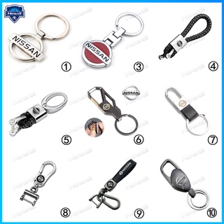 【Keychain SET】Creative Alloy Meta keychain with logo for Nissan