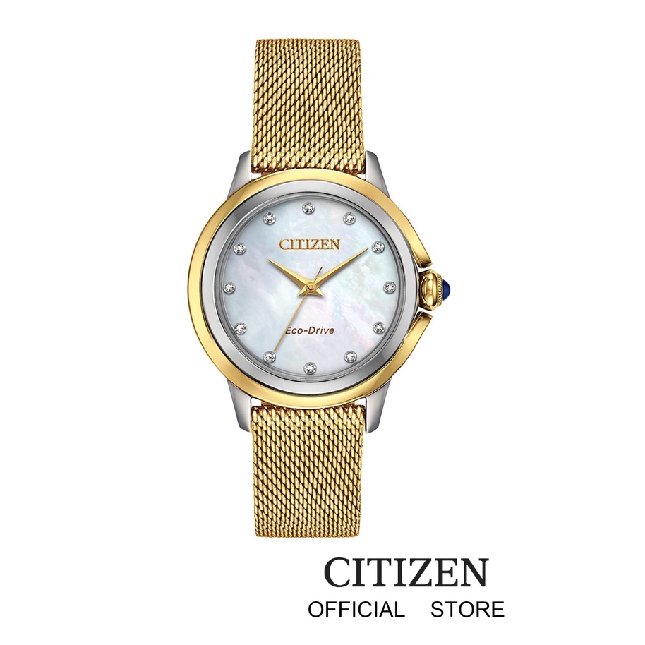 CITIZEN Eco-Drive EM0794-54D Lady Watch ( นาฬิกาผู้หญิงพลังงานแสง )