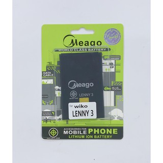 Meago battery แบตเตอรี่ Wiko Lenny3 ความจุ 1500mAh สินค้า มอก. Lenny 3