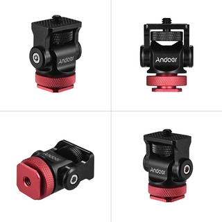 Andoer อะแดปเตอร์สกรู 180 Rotary Mini Ball Head Ballhead สำหรับกล้อง DSLR