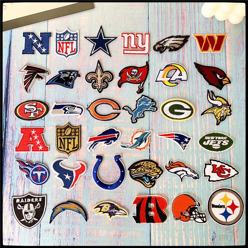 ♚ Football Team - Fans Collection Iron-On Patch ♚ 1ชิ้นตะวันออกภาคใต้ตะวันตกประชุมเหนือ ทําเอง เย็บบนเหล็กบนป้ายแพทช์