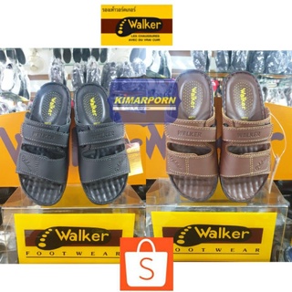 Walker  รองเท้าหนังวอลค์เกอร์รุ่น WB723 เพื่อสุขภาพ หนังแท้  พื้นนุ่ม งานเย็บ