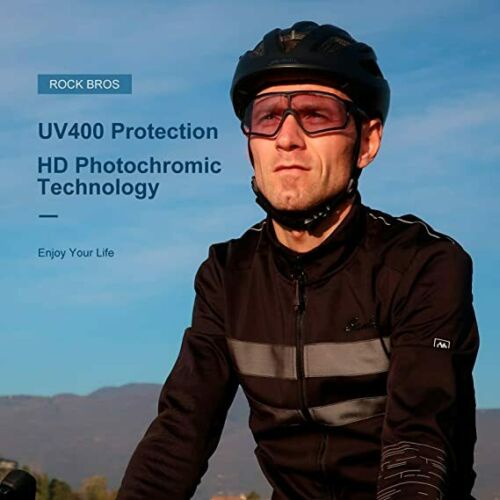 ROCKBROS แว่นตากันแดด UV400 ป้องกันสายตาสั้น น้ําหนักเบาพิเศษ พร้อมกรอบแว่น สําหรับขี่จักรยาน MTB — صورة 3