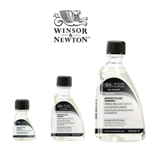 สื่อผสมน้ำยากลอสวานิช Winsor and Newton Artists GLOSS VARNISH75ml. 250ml. 500ml.