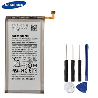 แบตเตอรี่ Samsung Original EB-BG975ABU สำหรับ Samsung Galaxy S10 Plus S10 Plus, SM-G9750 ของแท้แบตเตอรี่ 4100 mAh