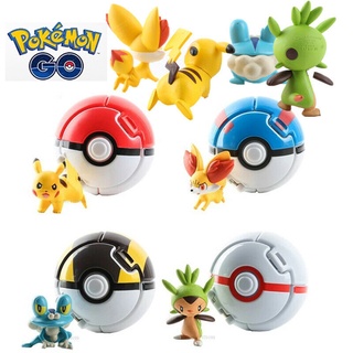 พร้อมส่ง ของเล่น ลูกบอล โปเกมอน Pokemom Go ป๊อปอัพบอล ของเล่นหากิน ของขวัญสร้างสรรค์ ของเล่นเด็ก