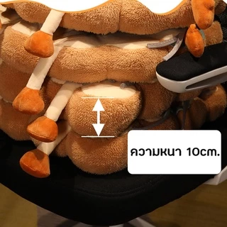 พร้อมส่ง Warm cabin เบาะรองนั่ง เบาะและพนักพิง เบาะรองนั่งเก้าอี้ รูปร่างขนมปัง นุ่มมาก น่ารักมาก