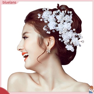 [Bluelans] กิ๊บติดผม สีขาว สำหรับเจ้าสาว 1 ชิ้น