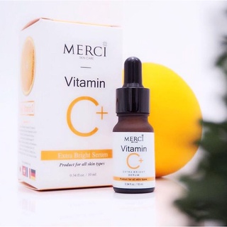 Merci Vitamin C+ Extra Bright Serum 10 ml. เมอร์ซี่ วิตามิน ซี เซรั่ม