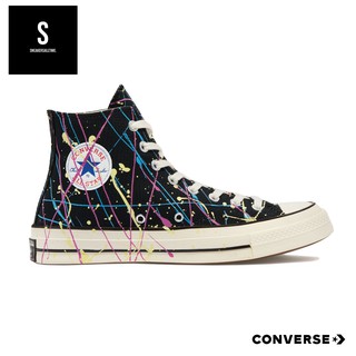 Converse Chuck Taylor 70s Re-Pro Hi Black Archive Paint Splatter รองเท้าคอนเวิส รีโปร