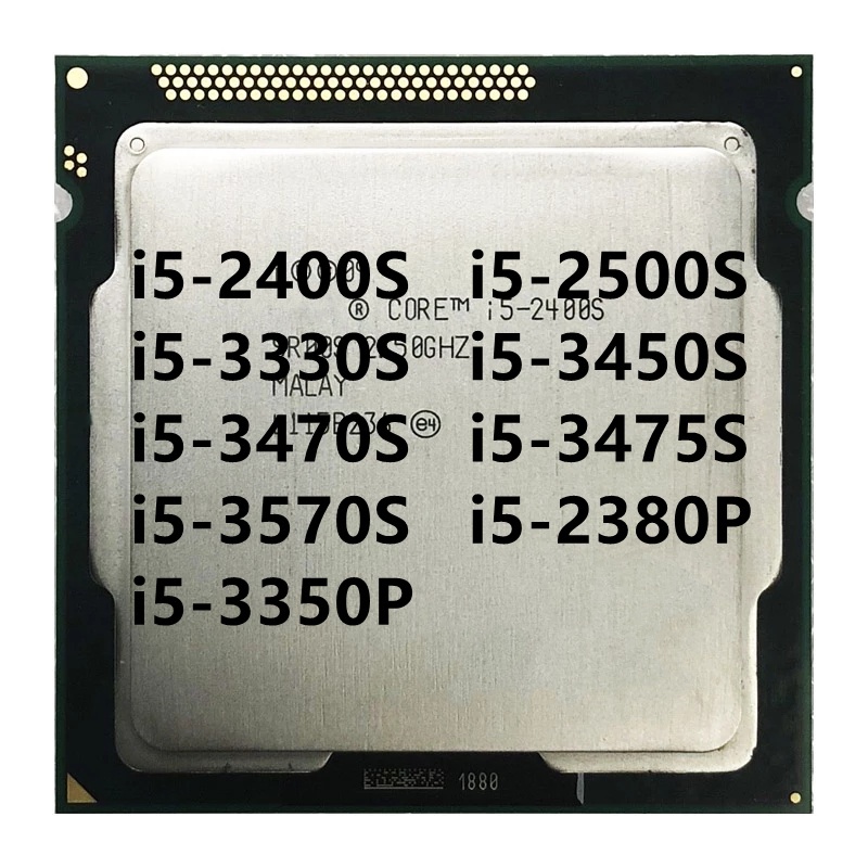 โปรเซสเซอร์ CPU i5-2400S i5-2500S i5-3330S i5-3450S i5-3470S i5-3475S i5-3570S i5-2380P i5-3350P LGA
