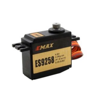 เซอร์โว servo EMAX : ES9258 27g Hi-speed Metal gear digital Servo กันหาง ฮอ450 อุปกรณ์ไฟฟ้า