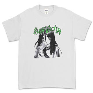 Billie EILISH - เสื้อยืด พิมพ์ลายการ์ตูนอนิเมะ พร้อมถ้วย