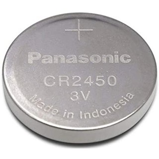 (แพ็คน้ำเงิน) ถ่าน Panasonic CR2450 Lithium 3V จำนวน 1 ก้อน ของแท้