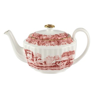 Spode Cranberry Italian 250th Anniversary Large Teapot กาน้ำชา 1 L