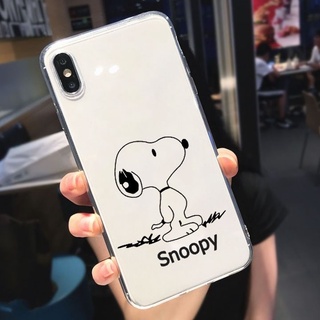 For IPhone 15 13 14 11 pro max เคส ธรรมดา เคสตัวการ์ตูน เคสสนูปปี้ไอโฟน snoopy 11 12 pro max case 6 7 8 plus XR XS เคสโทรศัพท์มือถือลายการ์ตูนสนูปปี้น่ารักสําหรับ