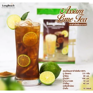 ลองบีชชาดำอัสสัมชนิดผง 100% LongBeach Assam Black Tea 100% ปริมาณ 90 กรัม