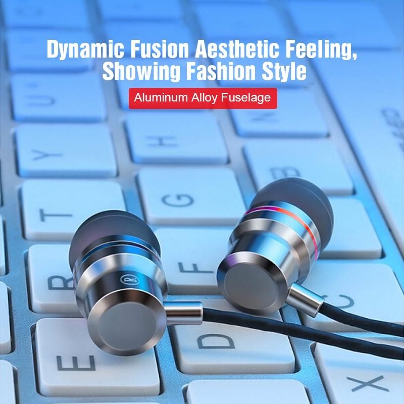 Dynamics Driver HiFi Bass earphone หูฟัง หูฟังสเตอริโอ หูฟังมีสายพร้อมไมโครโฟน รองรับทั้งAndroid และ  เสียงดี SB6081