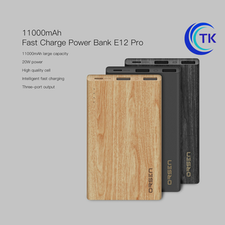 [รับประกัน 1 ปี] Eloop E12 Pro แบตสำรอง 11000mAh PD 20W Power Bank ของแท้ 100% พาวเวอร์แบงค์ สายชาร์จ+ซองกำมะหยี่ | Orse