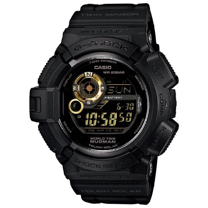 Casio G-Shock นาฬิกาข้อมือ G-9300GB-1 (Black/Gold)