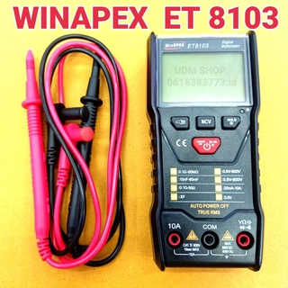 มัลติมิเตอร์ดิจิตอล WINAPEX ET8103 Digital Multimeter มิเตอร์วัดไฟ ดิจิตอลมัลติมิเตอร์  มิเตอร์วัดไฟ