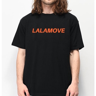 เสื้อยืด คอกลม แฟชั่น แฟนซี ใส่เล่น delivery express lalamove เสื้อยืด คุณภาพส่งออก LALA004