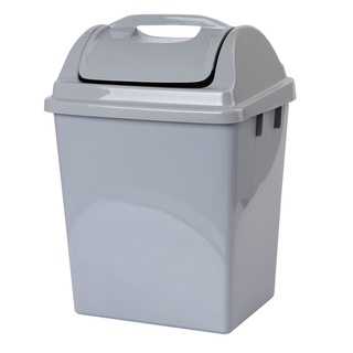 ถังขยะพร้อมฝา สีเทา (14.15 ลิตร) บาสเก็ต 523 DC ถังขยะ Garbage bin with lid, gray (14.15 liters) basketball 523 DC