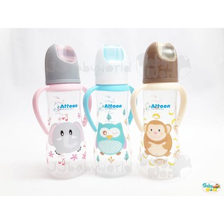ขวดนม Attoon คอแคบ 8 ออนซ์ มีแขนจับ