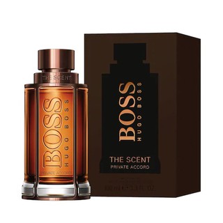 HUGO BOSS The Scent Private Accord Eau De Toilette 50ml , 100ml  ของแท้นำเข้า ไซส์จริง