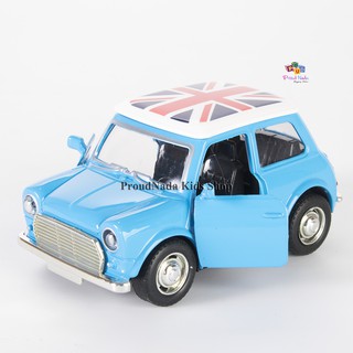 ProudNada Toys โมเดลรถเหล็กมินิ คูเปอร์(สีฟ้า) MING YING Mini Cooper  NO.MY66