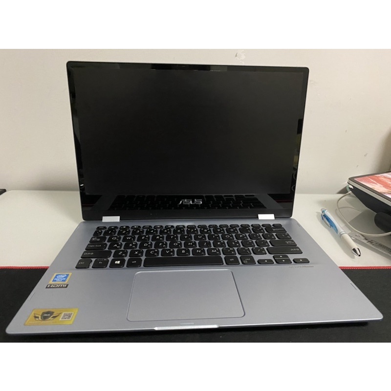 NOTEBOOK มือสอง พร้อมหน้าจอสัมผัส สภทพ 99 % ASUS TP412FA-EC496T Flip 360 / Touch  Intel® Pentium® Go