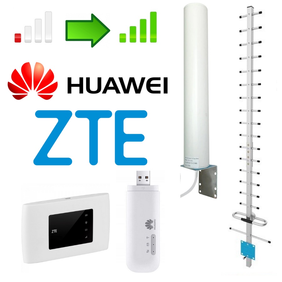 เสาดูดสัญญาณแรงสูง สำหรับ Huawei ZTE Aircard 4G WiFi และรุ่นอื่นๆ KKD4G