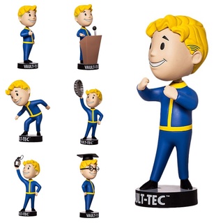 โมเดลฟิกเกอร์ อนิเมะ Bobblehead 4 Fallout Vault Boy ของเล่นสําหรับเด็ก