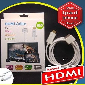 สาย HDTV IPAD / สาย HDMI TO IPHONE / HDMI TO ITOUCH / สําหรับทีวี