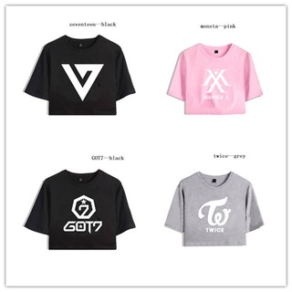 new seventeen twice got7 เสื้อท็อป ท็อป เสื้อยืด