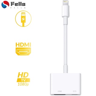 สายเคเบิลอะแดปเตอร์ เชื่อมต่อทีวีดิจิทัล AV 1080p HD สําหรับ iPhone iPad เป็น HDMI /  เหมาะสำหรับ สำหรับแอปเปิ้ลชาร์จพอร์ต