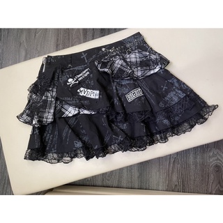 แท้💯 Mad punks very rare skull web skirt🕷☠️