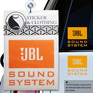 สติกเกอร์รูปลอก กันน้ํา ลายระบบเสียง Jbl สําหรับตกแต่งรถยนต์