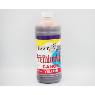 Ezzy-jet CANON Inkjet Premium Ink หมึกเติมอิงค์เจ็ท CANON ขนาด 1,000 ml. ( Yellow - สีเหลือง)